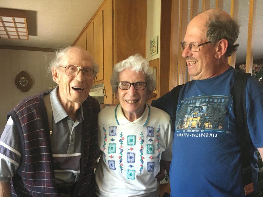 My husband Neil to the left of his mother and father.