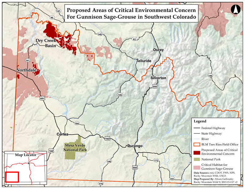 Gunny Sage-grouse Proposed ACECs