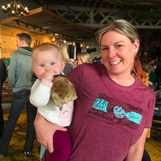 New pika parents at Pints for Pikas during #CESW2019